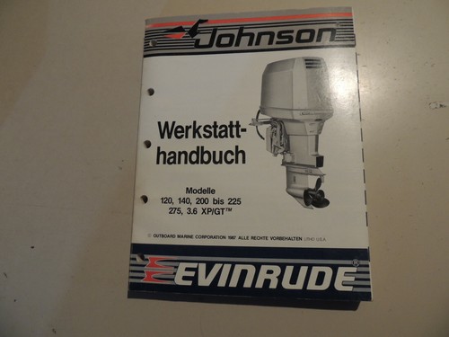 1987 werkstatthandbuch johnson - werkstatthandbuch,
