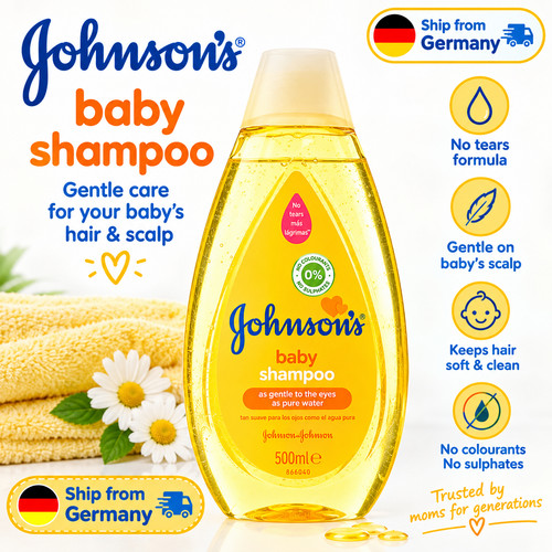 Johnson baby shampoo 500 ml - baby,